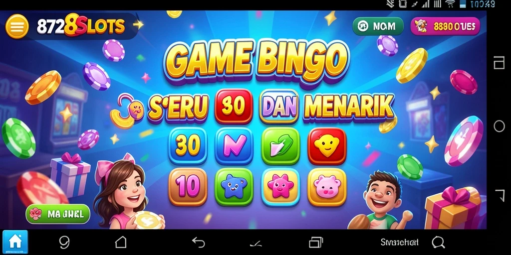 Tampilan gameplay Bingo yang seru dan interaktif di 8728SLOTS.