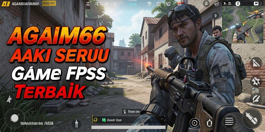 Tangkapan layar gameplay AGAM66 menampilkan aksi pertempuran FPS yang seru.