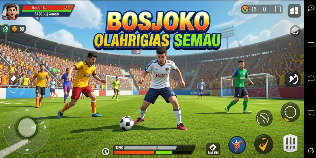 Tampilan grafik yang menarik dalam gameplay BOSJOKO.