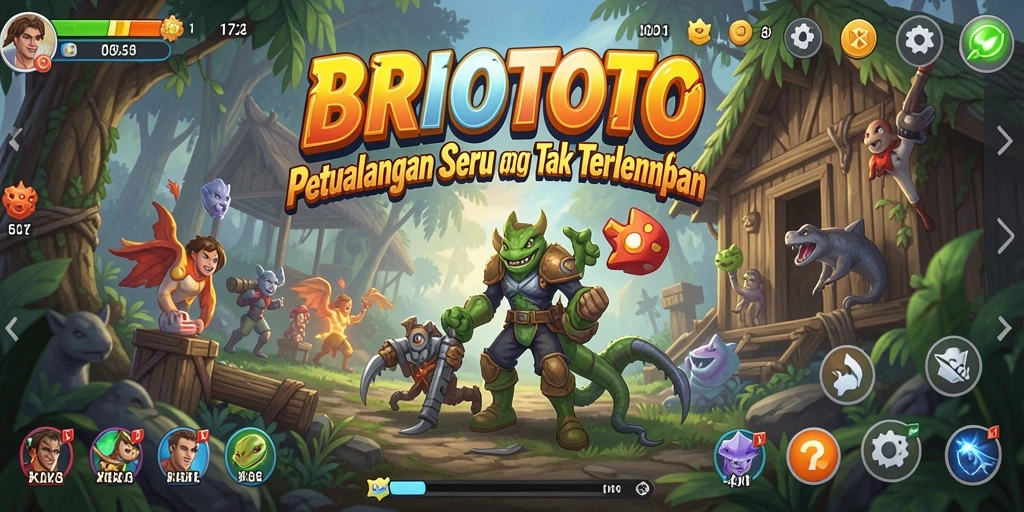Tampilan gameplay BRIOTOTO yang menantang dan seru.