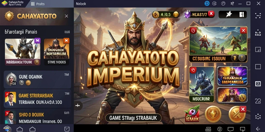 Tampilan menarik dari gameplay CAHAYATOTO yang mendebarkan.