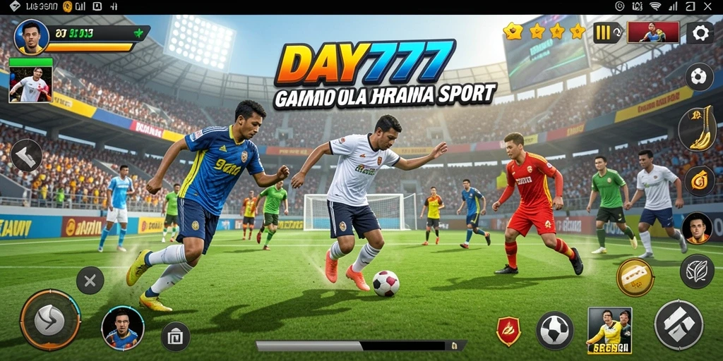 Tangkapan layar utama dari gameplay seru di DAY777.