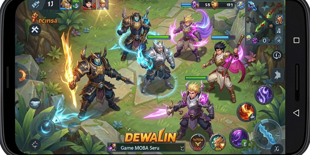 Tampilan gameplay seru dan mendebarkan dari DEWALIN.