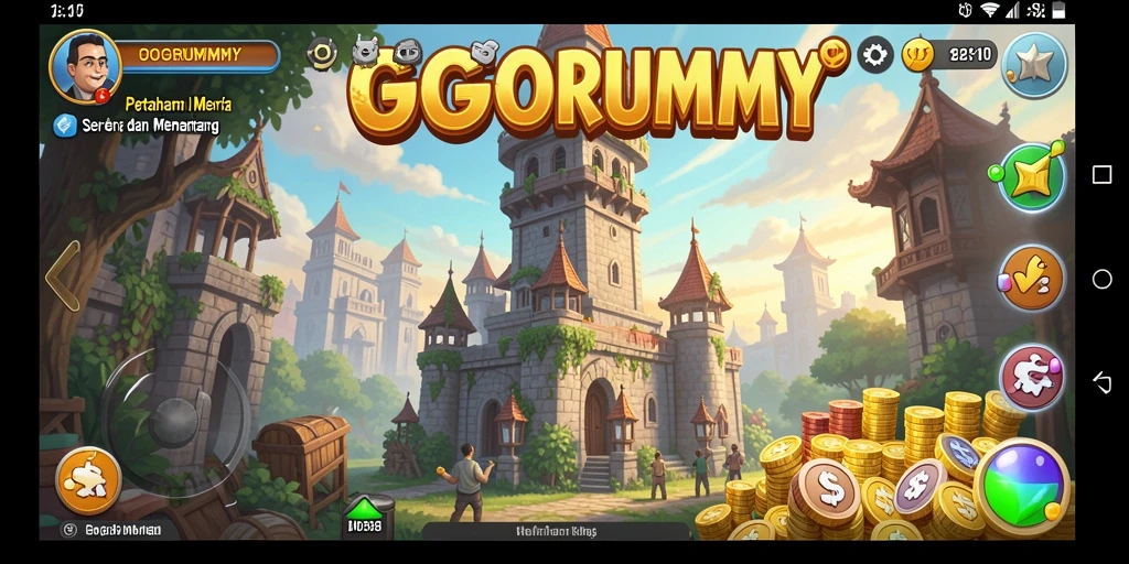 Gameplay menara pertahanan yang seru dan menantang.