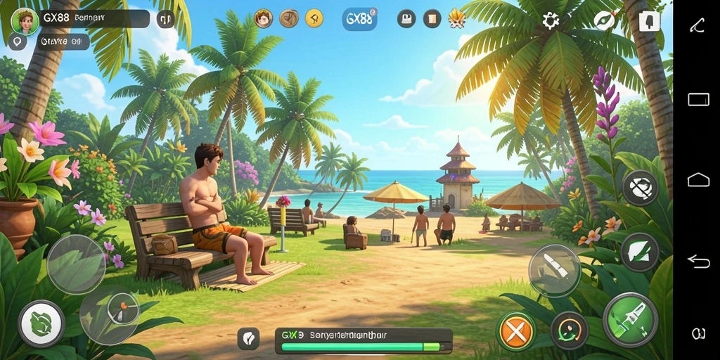 Tampilan gameplay GX88 yang penuh warna dan mengasyikkan.