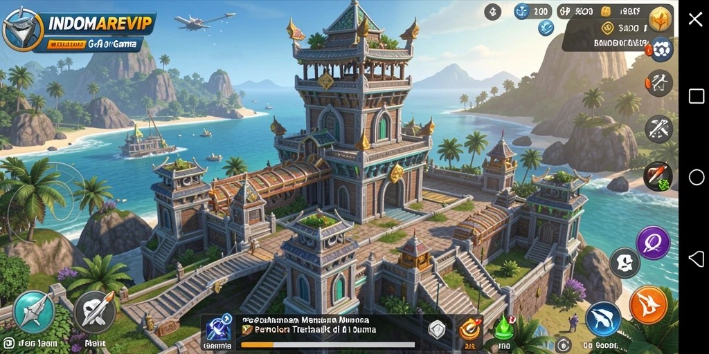 Tangkapan layar menunjukkan aksi menegangkan dalam gameplay Tower Defense.