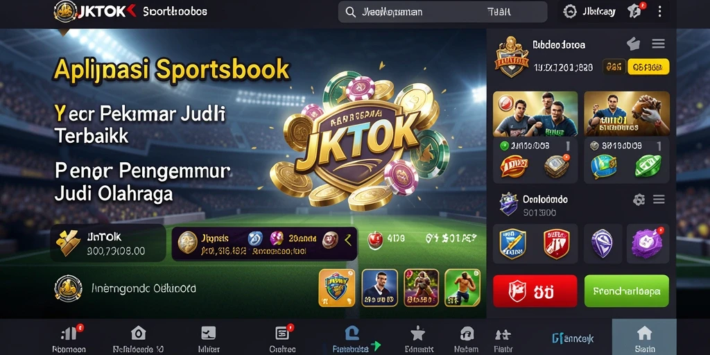 Screenshot gameplay JKTOK menunjukkan antarmuka yang menarik dan interaktif.