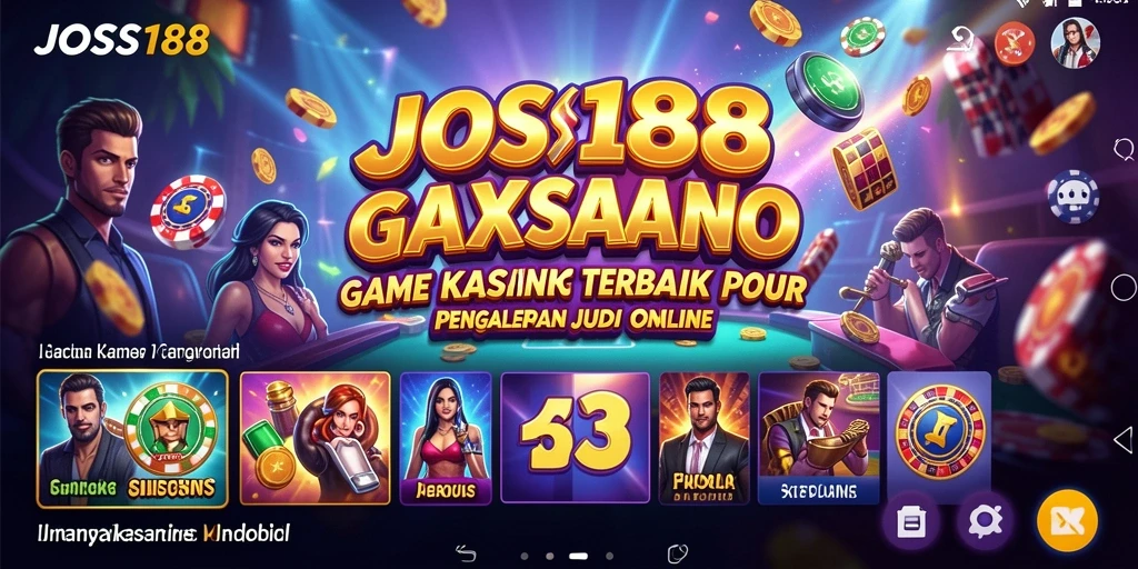Tampilan gameplay seru di JOSS188 yang memikat para pemain kasino.