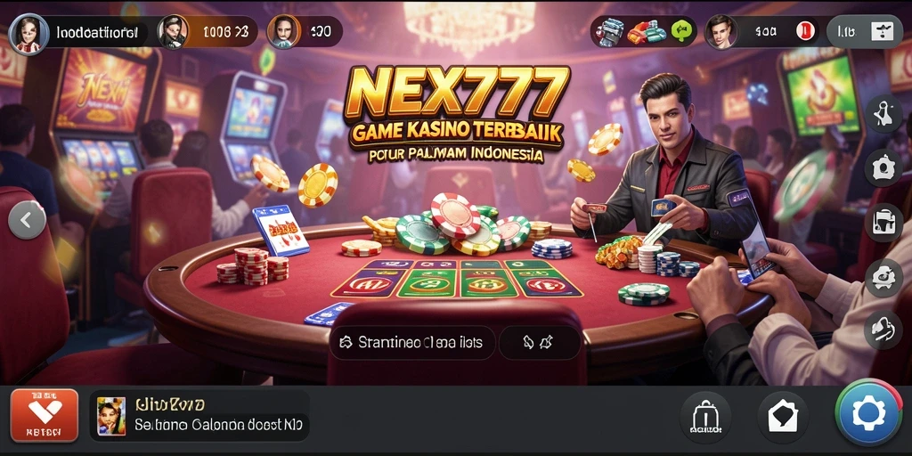 Screenshot permainan Kasino NEX777 yang menampilkan gameplay yang menarik.