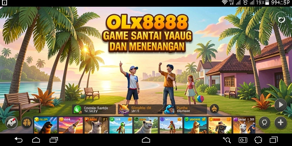 Tampilan gameplay OLX888 yang menarik dan interaktif.