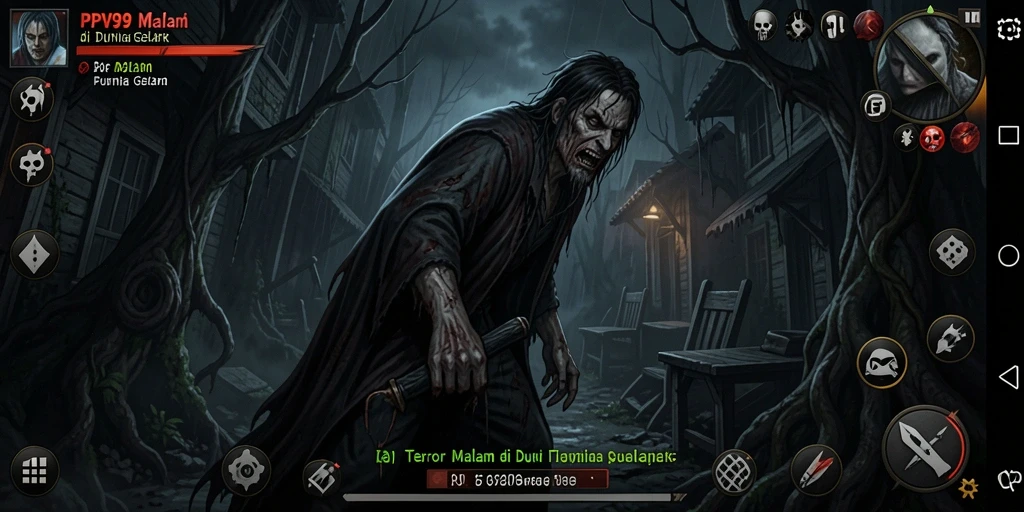 Gameplay PPV99 yang mencekam dengan atmosfer Horror.