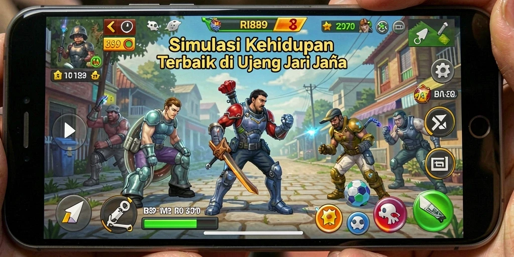 Tampilan gameplay menarik dari RI889 yang menunjukkan interaksi karakter.