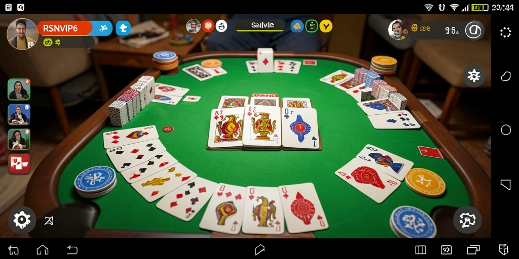 Tampilan gameplay Gaple yang seru dan interaktif.